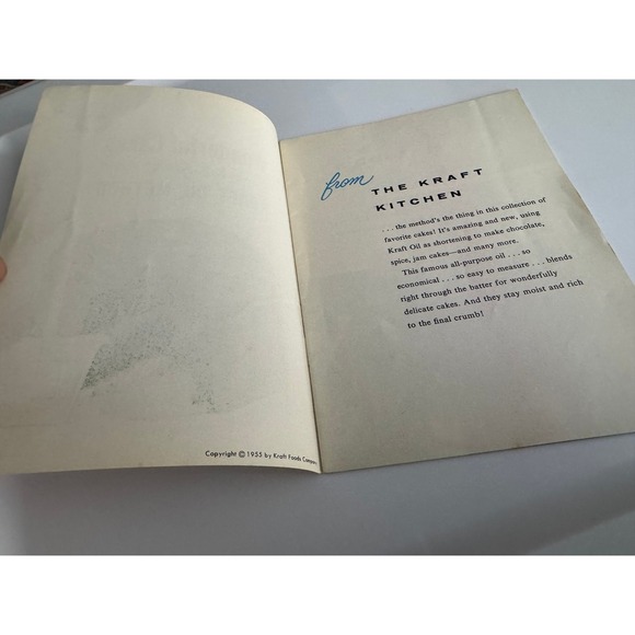 Vintage 1955 Kraft Oil Method 20 Wonderful Cakes Recipe Booklet Advertising - Picture 4 of 10